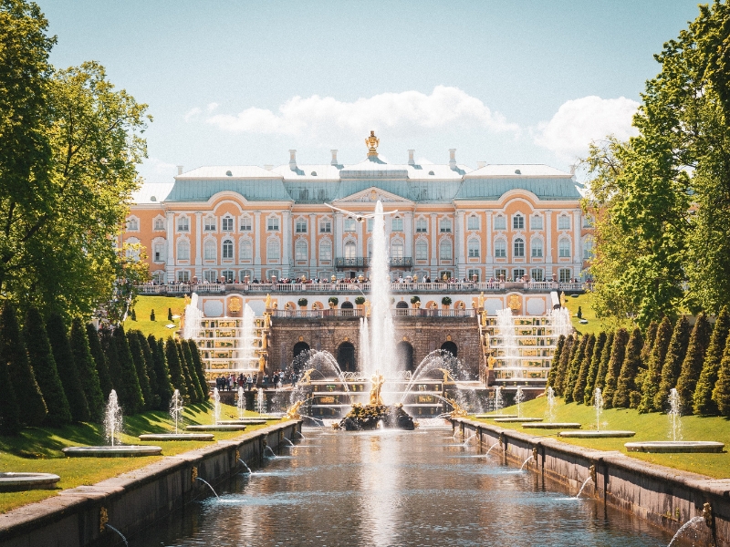 Extérieur du Palais de Peterhof
